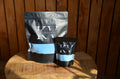 Ocean blauw kaarsen zand incl lontjes €1,99-€14,99