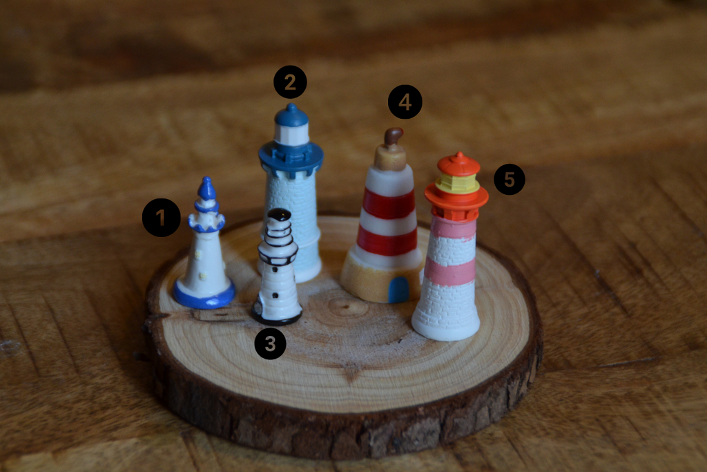 vuurtorentjes decoratie €0,99-€1,49